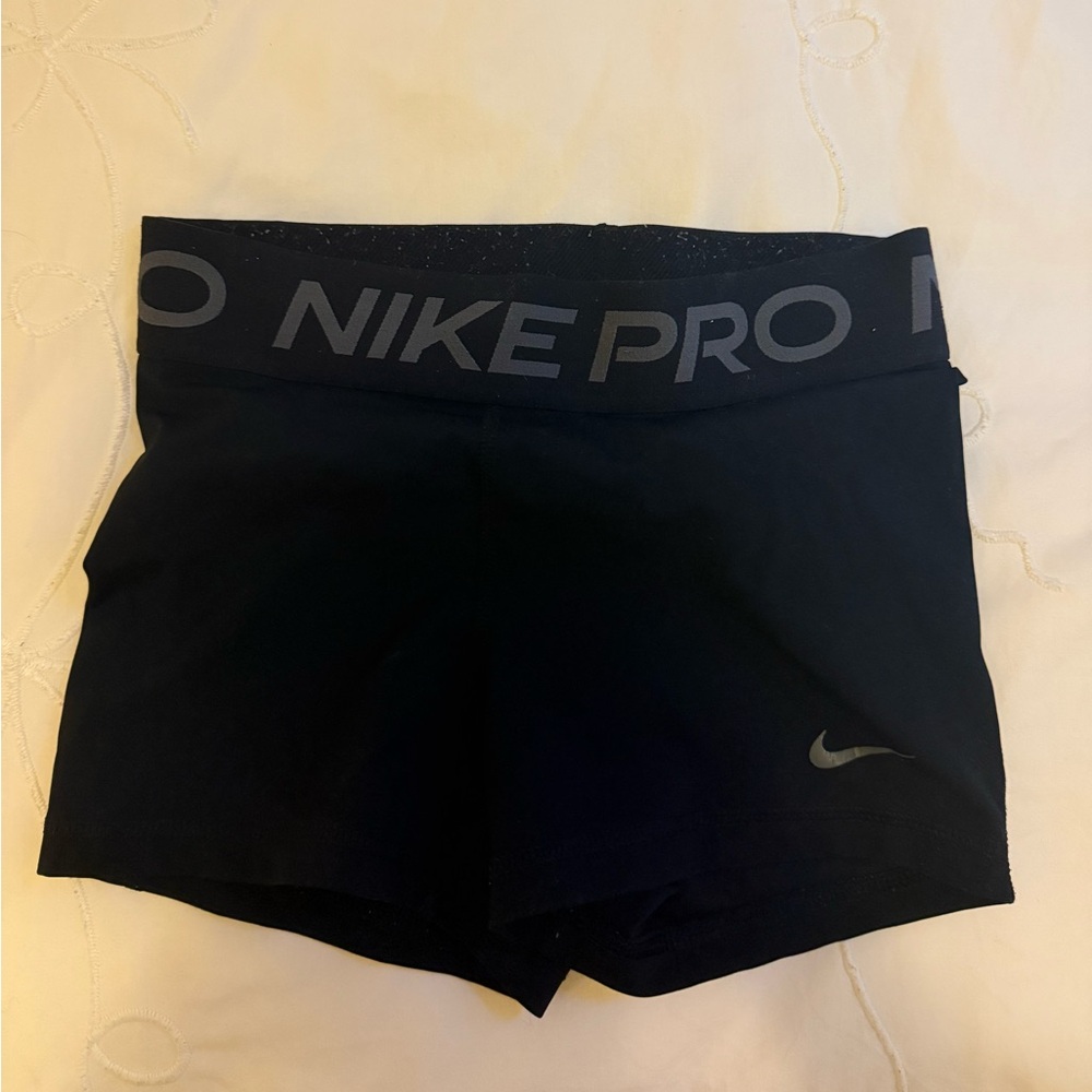 Nike Women's Black Pro Athletic Shorts